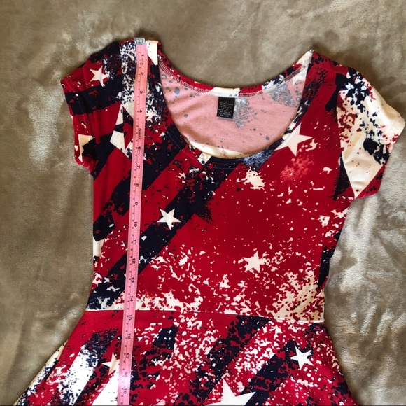 4th of July Red, White & Blue Sundress, Size L - Picture 4 of 15